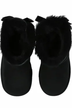 UGG Kids CZARNY Zamszowe śniegowce ‘Bailey Bow II’