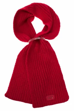 UGG Kids RÓŻOWY Szal z naszywką z logo
