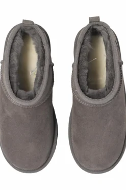 UGG Kids SZARY Śniegowce ‘Classic Ultra Mini’