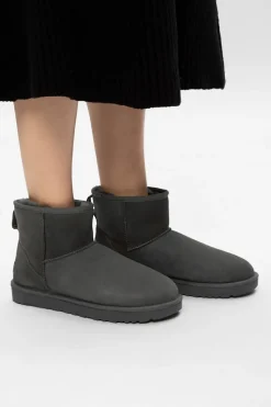 UGG SZARY Zamszowe śniegowce 'W Classic Mini II'