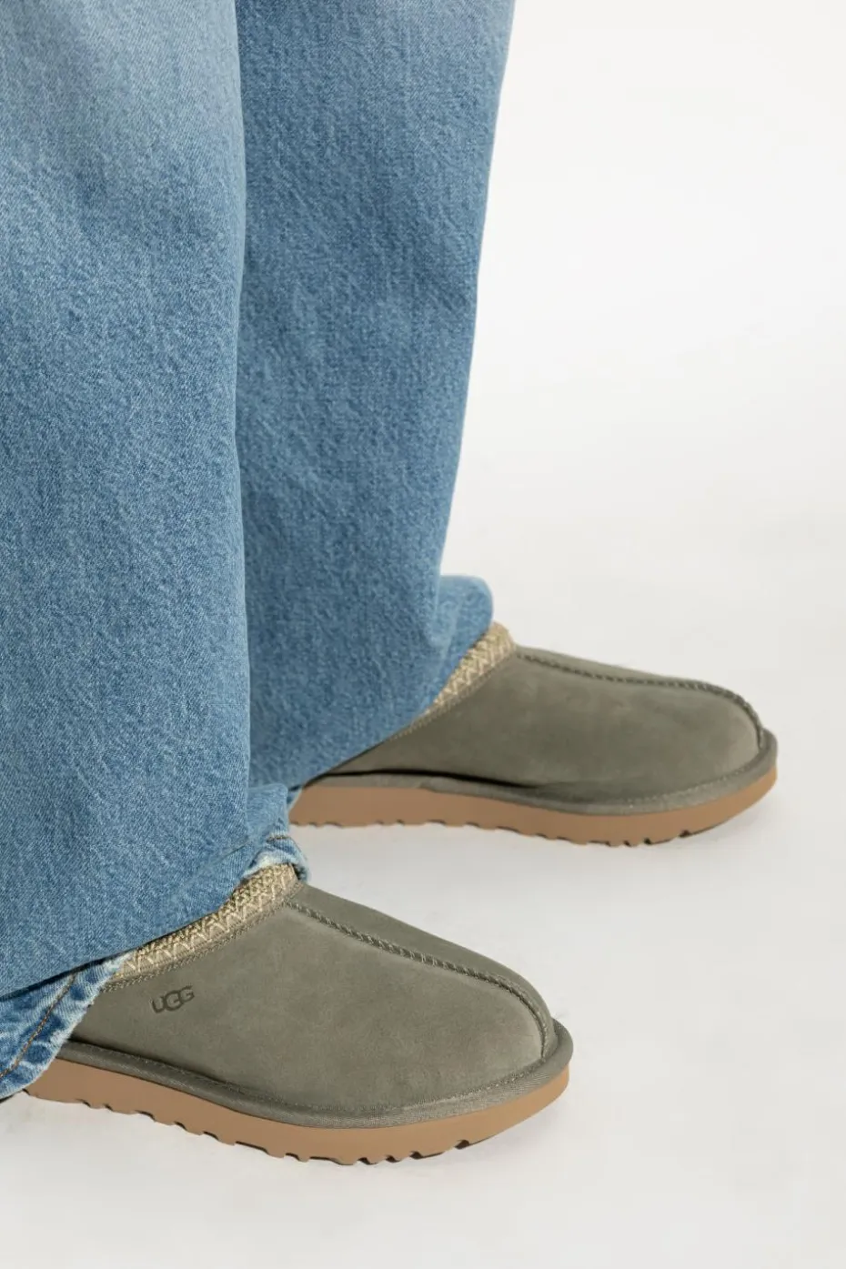 UGG ZIELONY Klapki `Tasman II`