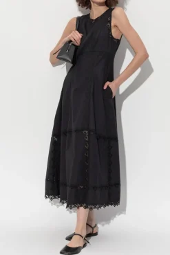 Ulla Johnson CZARNY Sukienka `Anela`