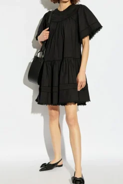 Ulla Johnson CZARNY Sukienka `Oumi`