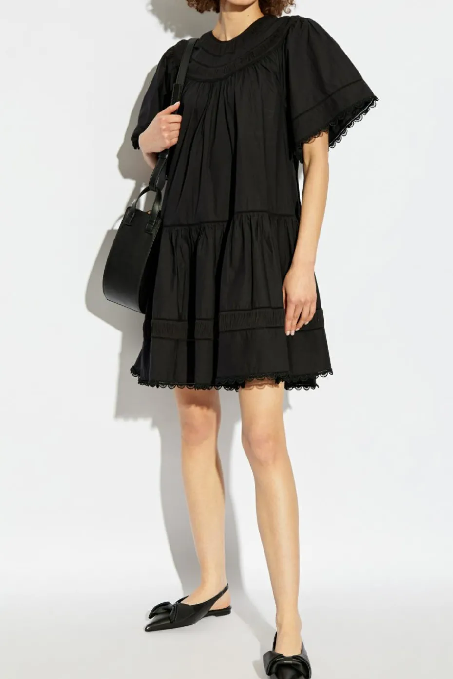 Ulla Johnson CZARNY Sukienka `Oumi`