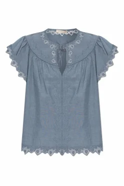 Ulla Johnson NIEBIESKI Top `Effie`
