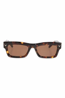 Valentino Eyewear BRĄZOWY Okulary przeciwsłoneczne