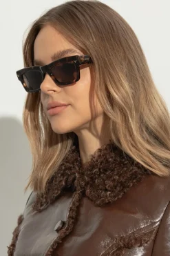 Valentino Eyewear BRĄZOWY Okulary przeciwsłoneczne