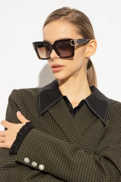 Valentino Eyewear BRĄZOWY Okulary przeciwsłoneczne
