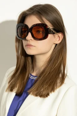 Valentino Eyewear BRĄZOWY Okulary przeciwsłoneczne `VLS-180`