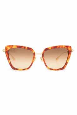 Valentino Eyewear BRĄZOWY Okulary przeciwsłoneczne