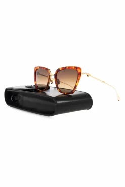 Valentino Eyewear BRĄZOWY Okulary przeciwsłoneczne