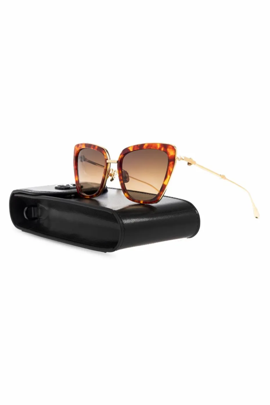 Valentino Eyewear BRĄZOWY Okulary przeciwsłoneczne
