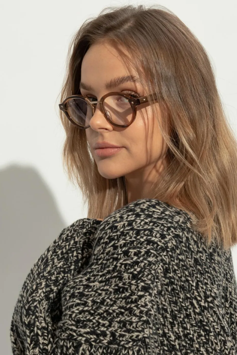 Valentino Eyewear BRĄZOWY Okulary korekcyjne