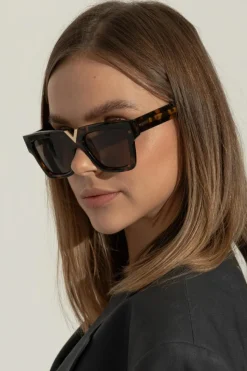 Valentino Eyewear BRĄZOWY Okulary przeciwsłoneczne