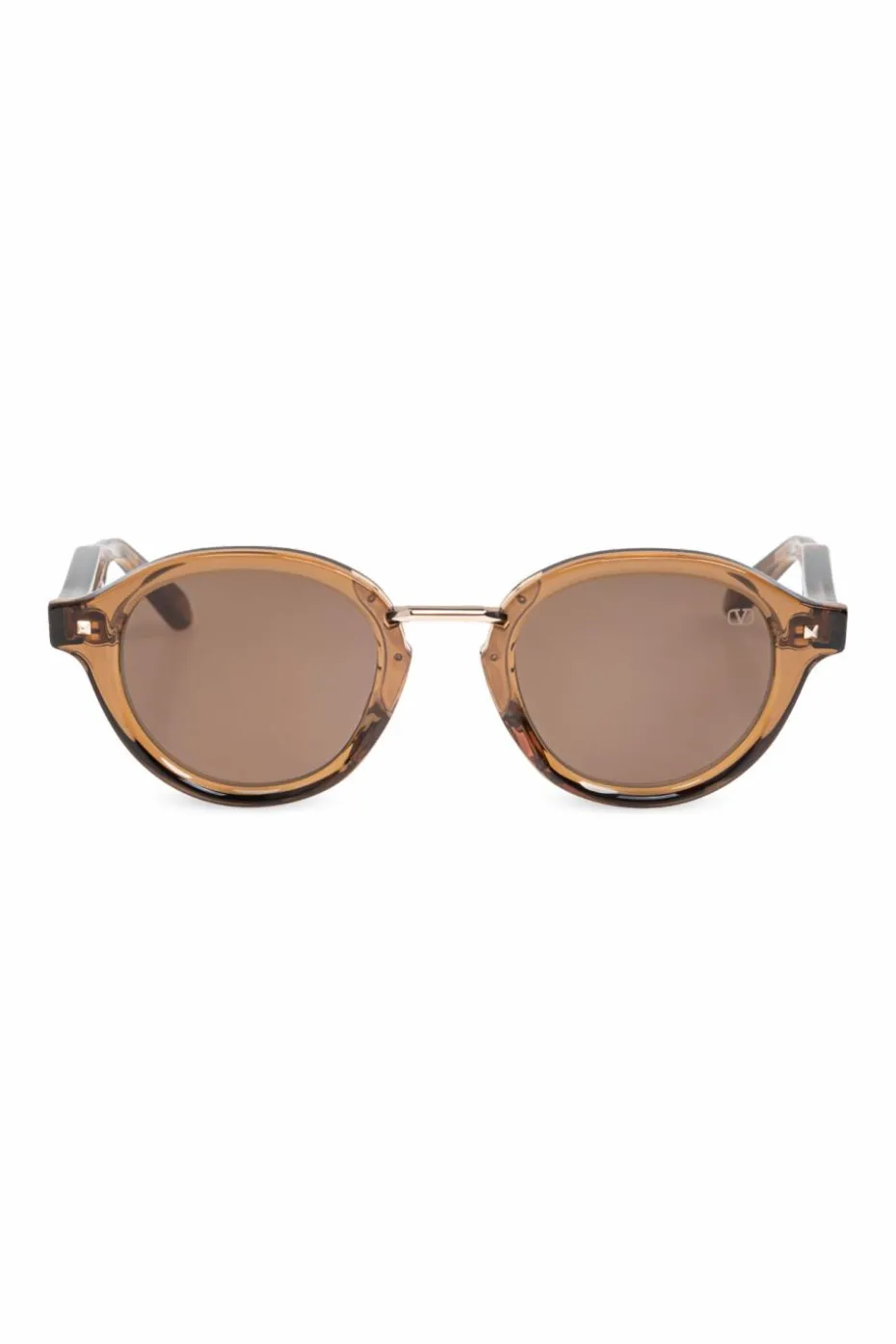 Valentino Eyewear BRĄZOWY Okulary przeciwsłoneczne