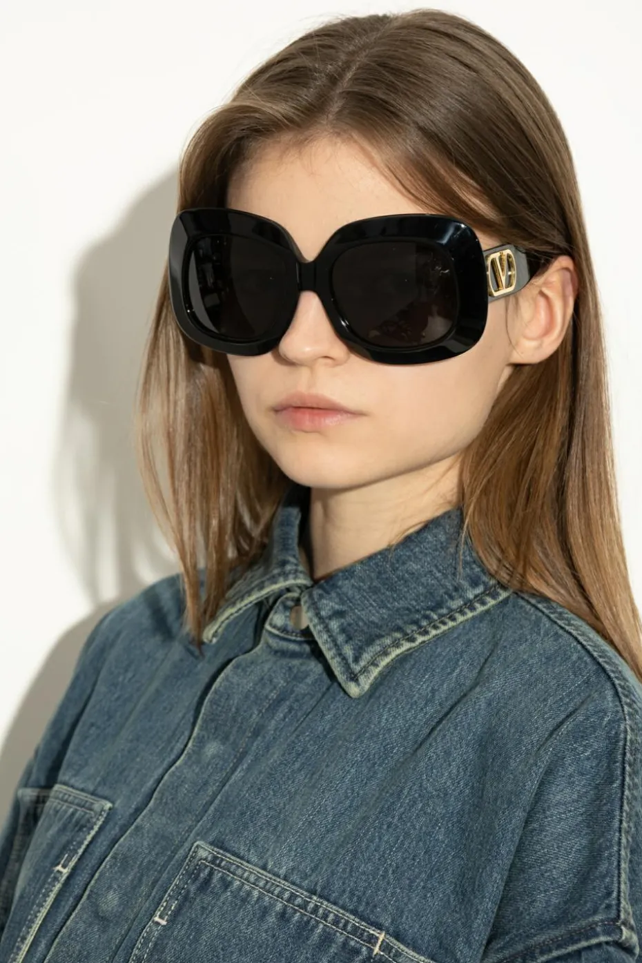 Valentino Eyewear CZARNY Okulary przeciwsłoneczne `VLS-180`