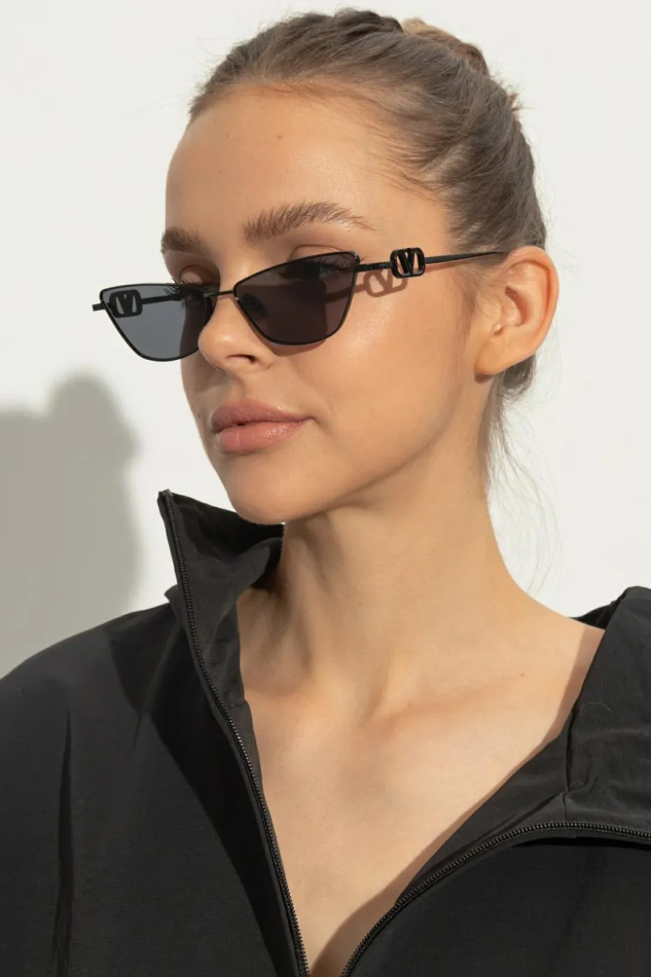 Valentino Eyewear CZARNY Okulary przeciwsłoneczne