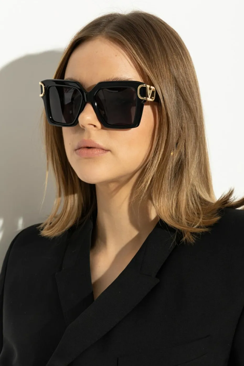 Valentino Eyewear CZARNY Okulary przeciwsłoneczne `V-V-UNO`