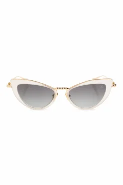 Valentino Eyewear kremowy Okulary przeciwsłoneczne ‘VIII’