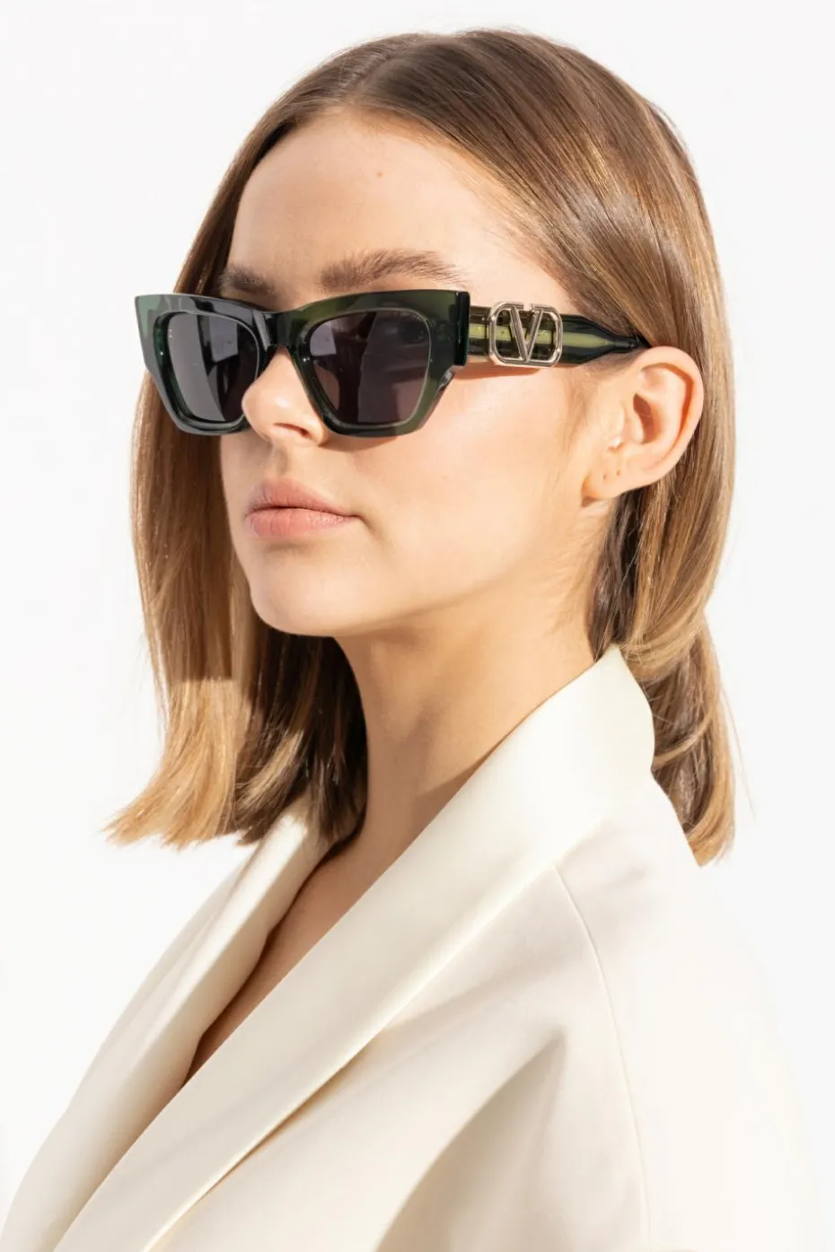 Valentino Eyewear ZIELONY Okulary przeciwsłoneczne `V-SETTE`