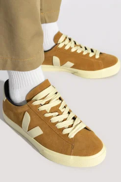 Veja beżowy Buty sportowe `Campo Leather`