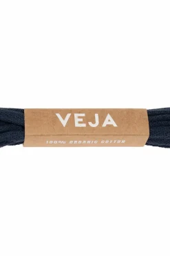 Veja GRANATOWY Sznurowadła z bawełny organicznej
