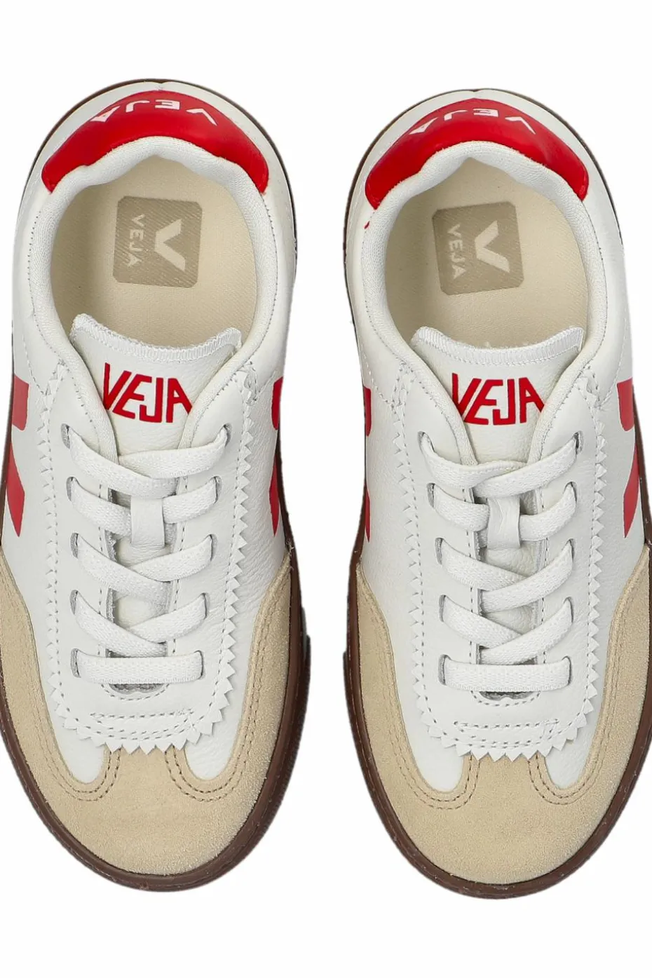 Veja Kids BIAŁY Buty sportowe `SMALL VOLLEY O.T. LEATHER`