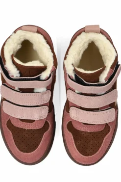 Veja Kids BRĄZOWY Buty `SMALL V-10 MID WINTER SUEDE`