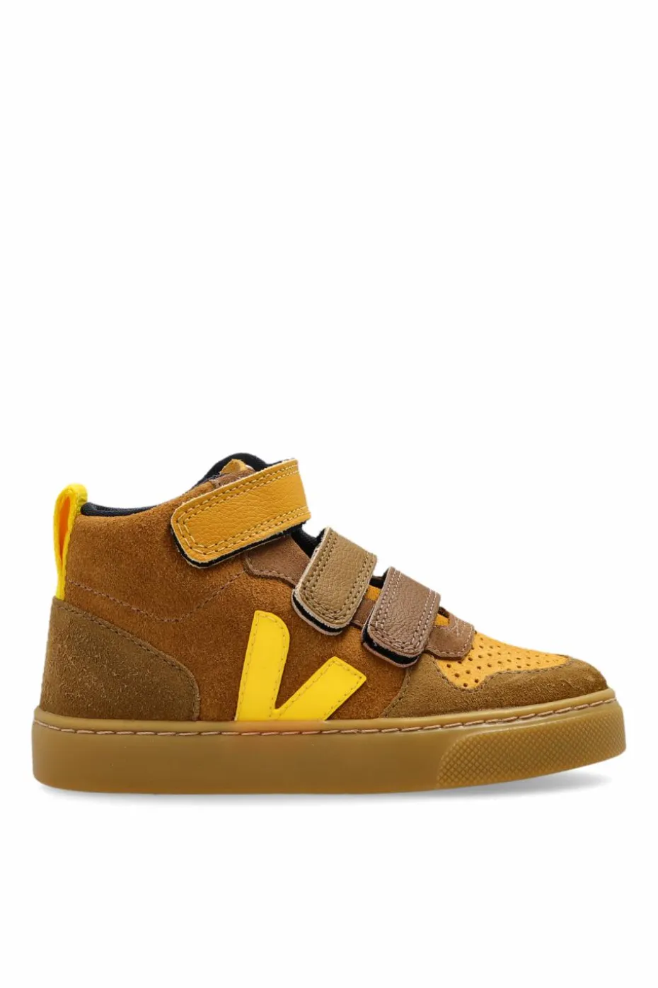 Veja Kids BRĄZOWY Buty sportowe `SMALL V-10 MID SUEDE`