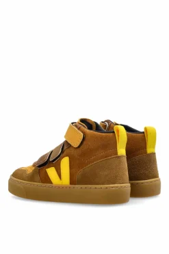 Veja Kids BRĄZOWY Buty sportowe `SMALL V-10 MID SUEDE`