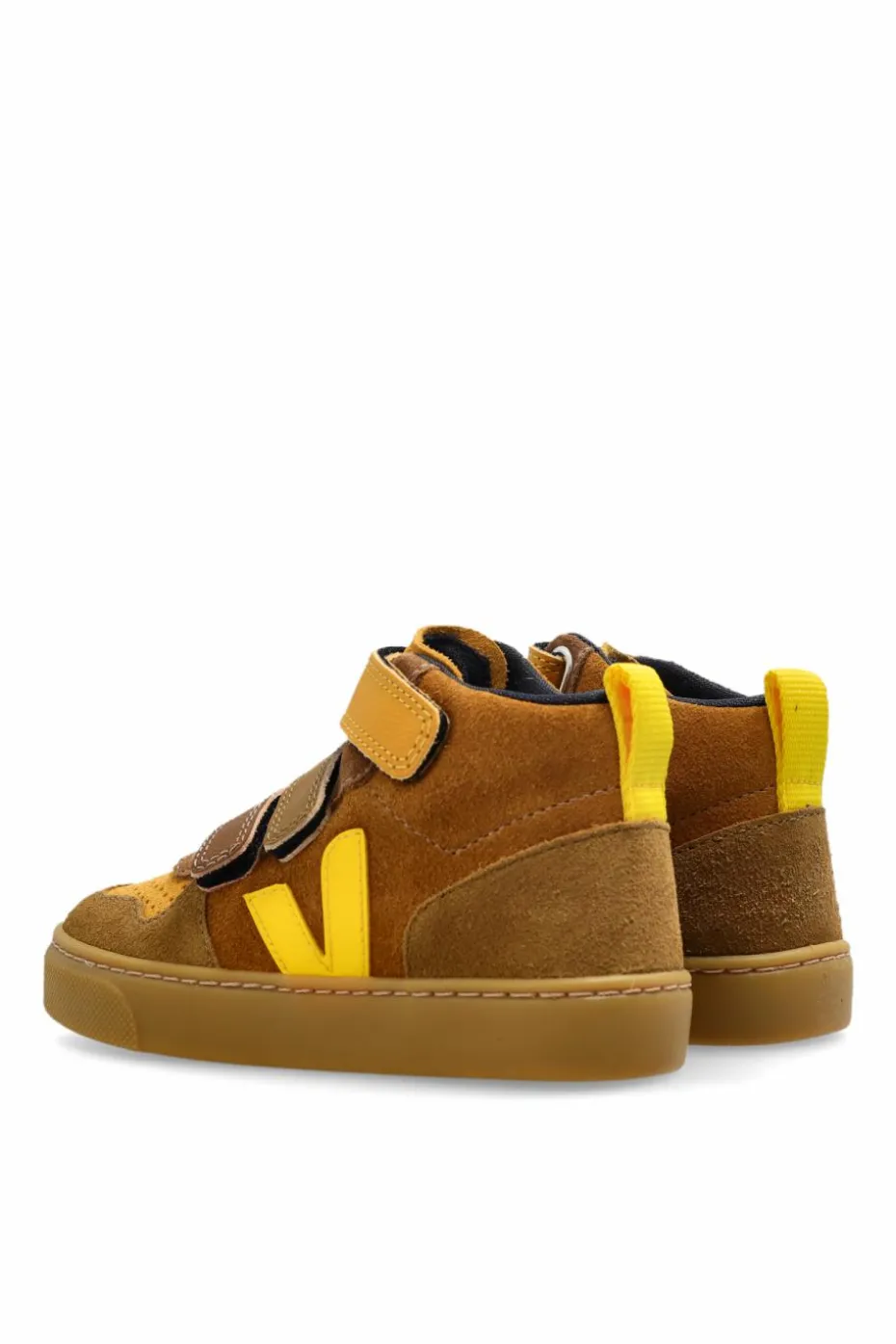 Veja Kids BRĄZOWY Buty sportowe `SMALL V-10 MID SUEDE`