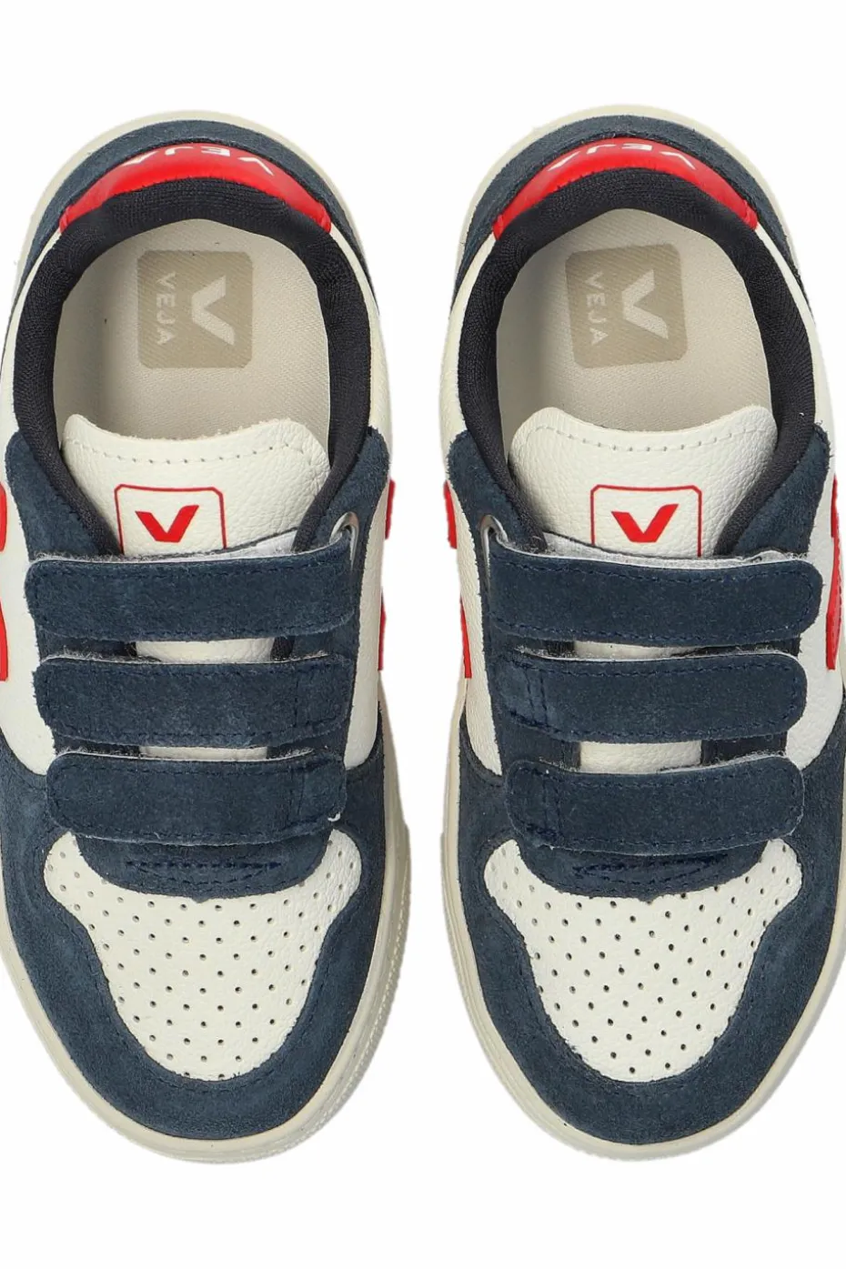 Veja Kids GRANATOWY Buty sportowe `SMALL V-10 CHROMEFREE LEATHER`