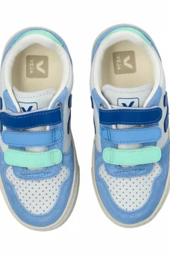 Veja Kids NIEBIESKI Buty sportowe `SMALL V-10 CHROMEFREE LEATHER`