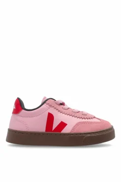 Veja Kids RÓŻOWY Buty sportowe `SMALL VOLLEY O.T. LEATHER`