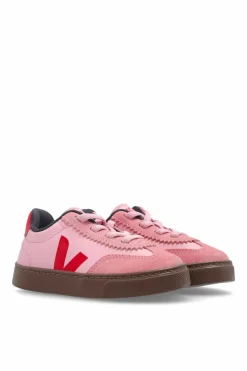 Veja Kids RÓŻOWY Buty sportowe `SMALL VOLLEY O.T. LEATHER`