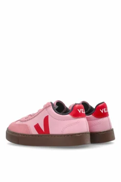 Veja Kids RÓŻOWY Buty sportowe `SMALL VOLLEY O.T. LEATHER`