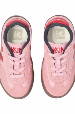Veja Kids RÓŻOWY Buty sportowe `SMALL VOLLEY O.T. LEATHER`