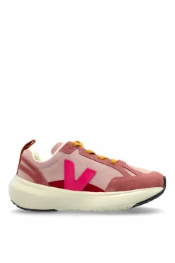 Veja Kids RÓŻOWY Buty sportowe `SMALL CANARY LIGHT SUEDE`