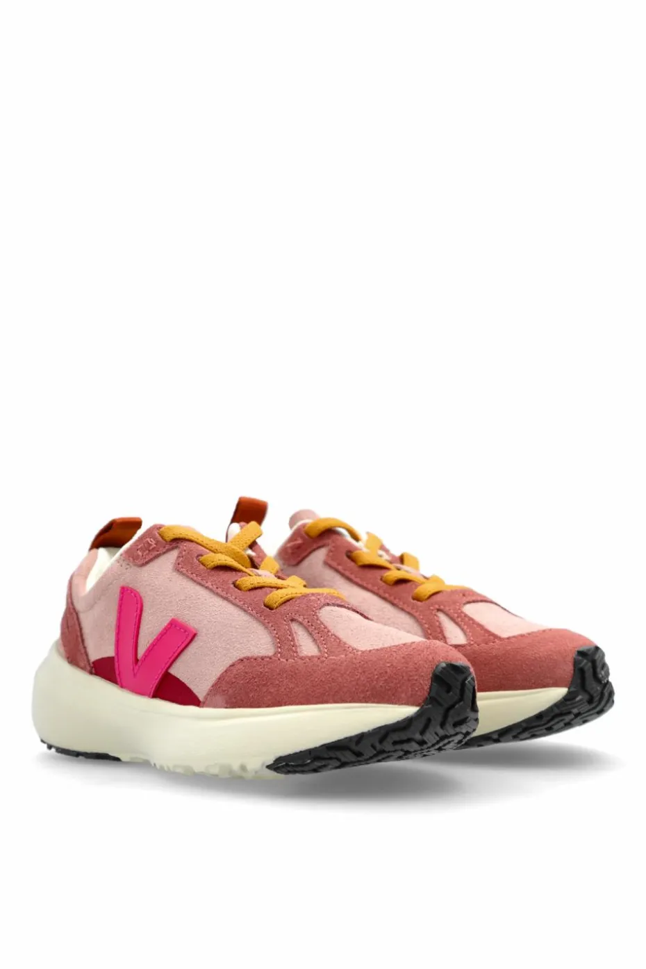 Veja Kids RÓŻOWY Buty sportowe `SMALL CANARY LIGHT SUEDE`