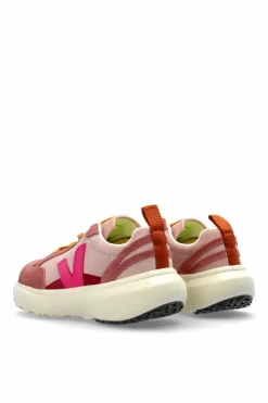 Veja Kids RÓŻOWY Buty sportowe `SMALL CANARY LIGHT SUEDE`
