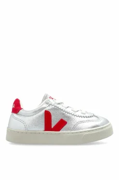Veja Kids SREBRNY Buty sportowe `SMALL VOLLEY O.T. LEATHER`