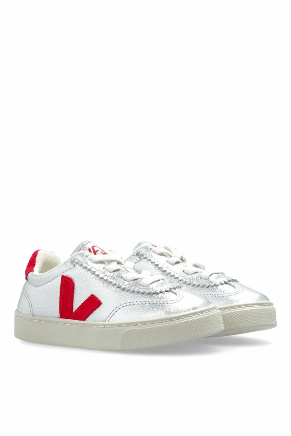 Veja Kids SREBRNY Buty sportowe `SMALL VOLLEY O.T. LEATHER`
