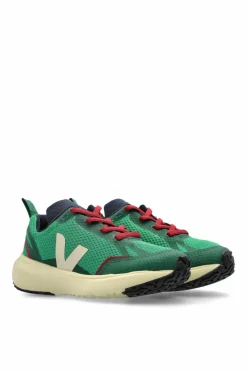 Veja Kids ZIELONY Buty sportowe `SMALL CANARY LIGHT ALVEOMESH`