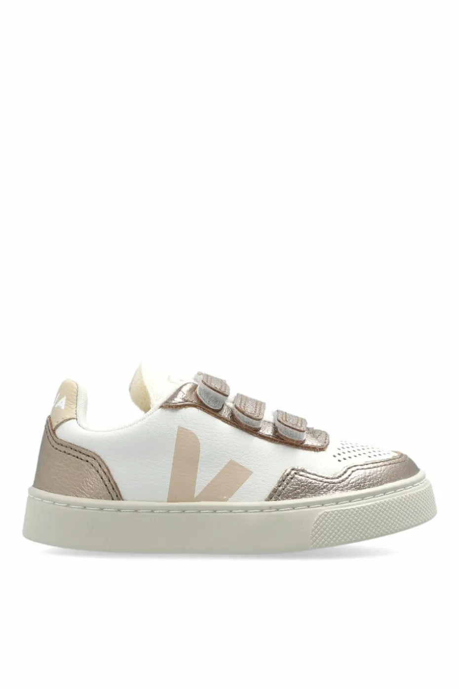 Veja Kids ZŁOTY Buty sportowe `SMALL V-90 O.T. LEATHER`