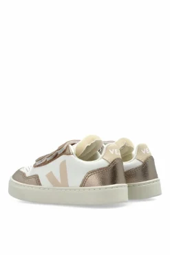 Veja Kids ZŁOTY Buty sportowe `SMALL V-90 O.T. LEATHER`