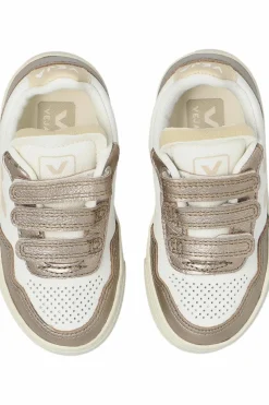 Veja Kids ZŁOTY Buty sportowe `SMALL V-90 O.T. LEATHER`