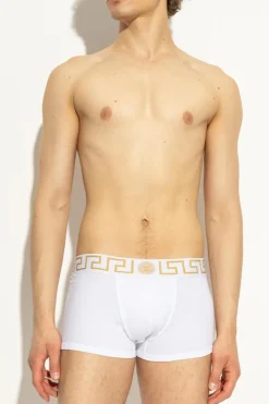 Versace BIAŁY Bawełniane bokserki