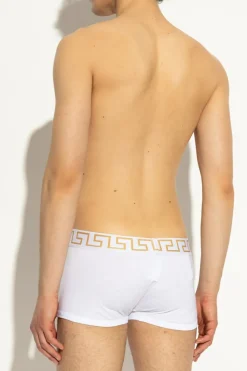 Versace BIAŁY Bawełniane bokserki