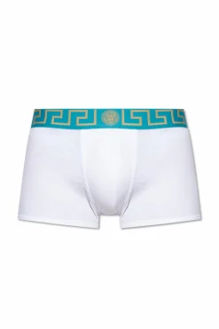 Versace BIAŁY Bawełniane bokserki
