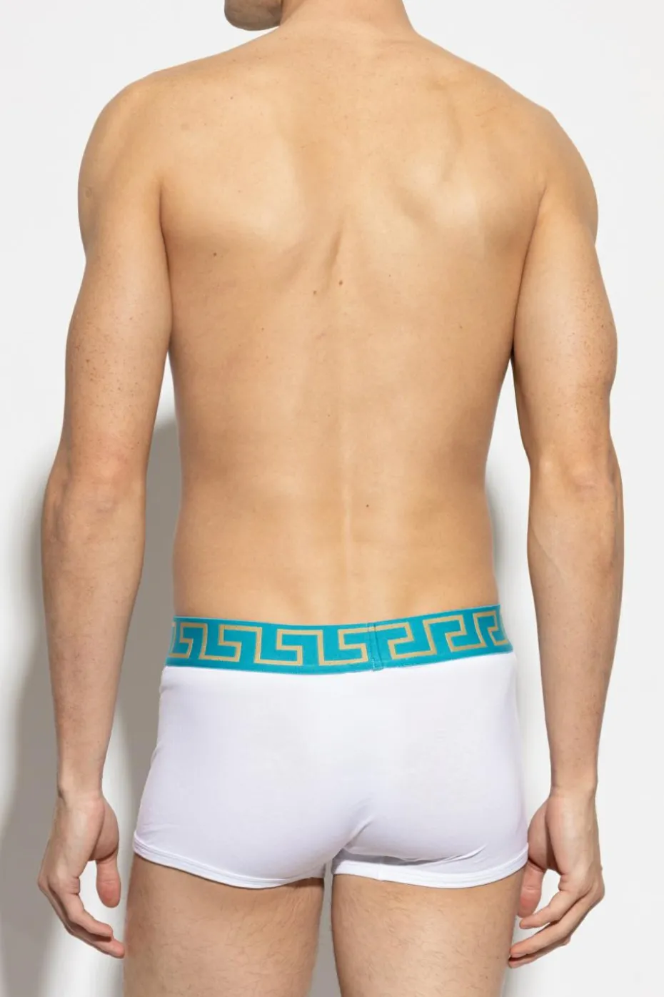 Versace BIAŁY Bawełniane bokserki